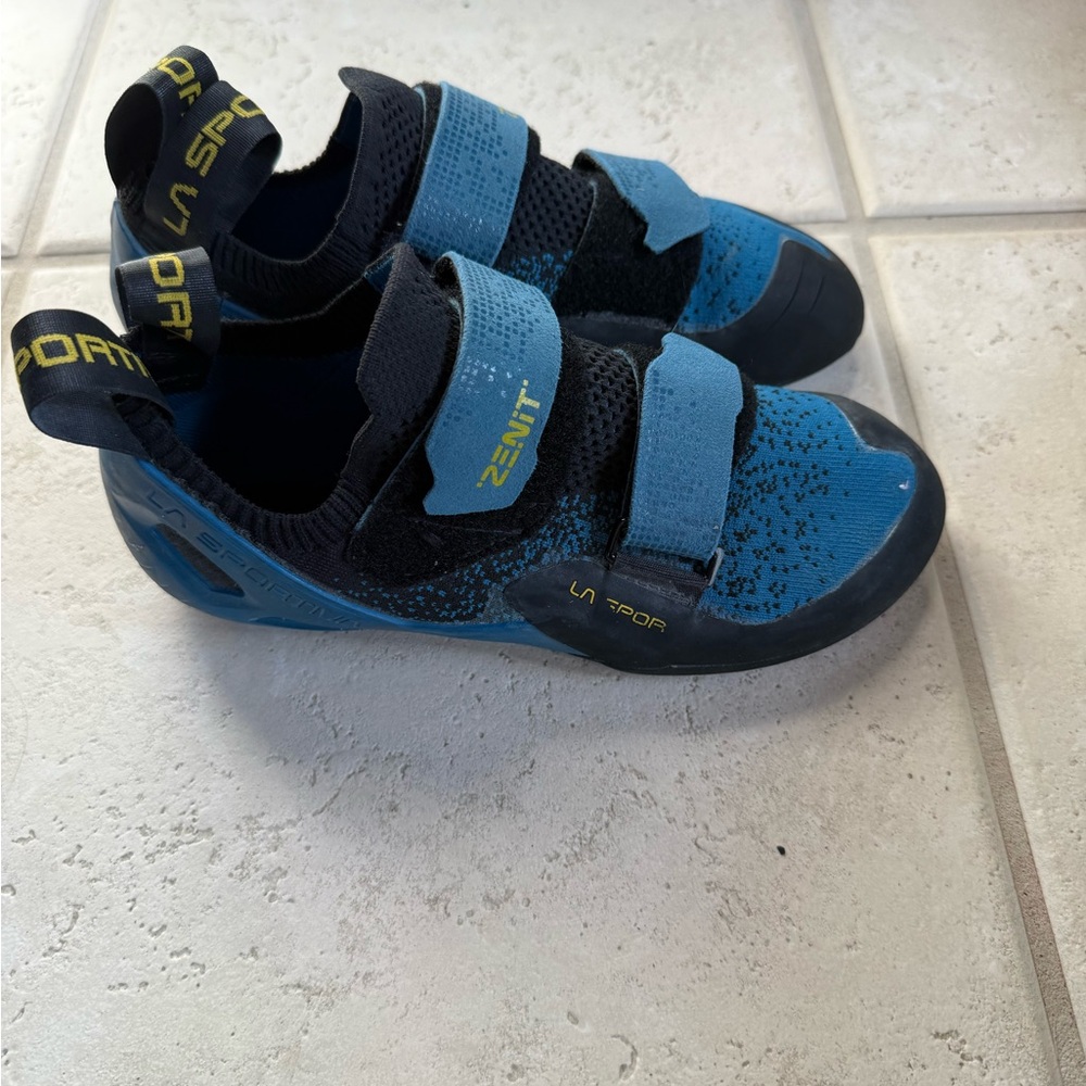La Sportiva Kids Blue and Black Sneakers